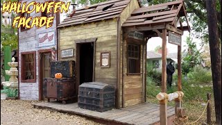 Halloween Facade  Haunted Ghost Town Train Depot Pt2 Spooky Roof Design  Finishing Details [upl. by Christopher334]