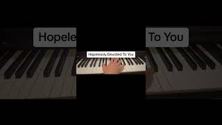 Olivia NewtonJohnHopelessly Devoted To YouPiano Cover [upl. by Nap550]