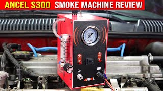 Ancel S300 Leak Detector Review Automotive Smoke Machine EVAP Tester [upl. by Wallie930]