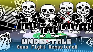 UNDERTALE Sans Fight Remastered No Heal by offspringy [upl. by Riki263]