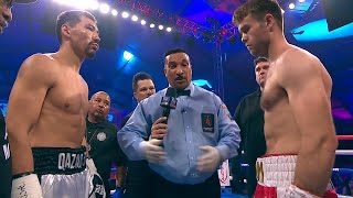 Zhanibek Alimkhanuly Kazakhstan vs Danny Dignum England  BOXING Fight Highlights [upl. by Maura]