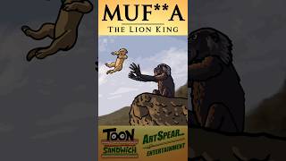 Mufasa hired the wrong monkey  TOON SANDWICH funny lionking mufasa disney lion animation [upl. by Yvi]