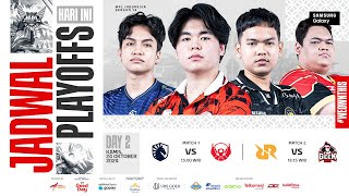 🔴 LIVE  MPL ID S14  Playoffs Hari 2  Bahasa Indonesia [upl. by Gwen28]