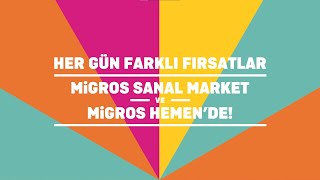 Migros Sanal Market amp Migros Hemen  Durmayan Fırsatlar [upl. by Anyak]