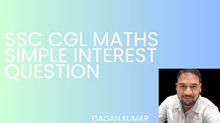 SSC CGL TIER I 2023 SIMPLE INTEREST [upl. by Engedus352]