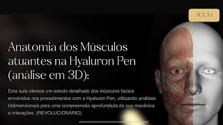 Aula 1 Anatomia dos Músculos atuantes na Hyaluron Pen [upl. by Elma]