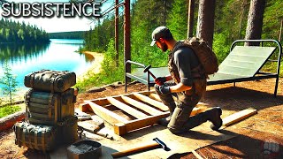 Day 28 Wilderness Survival  Subsistence Gameplay [upl. by Bouley106]