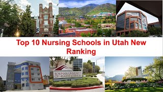 Top 10 NURSING SCHOOLS IN UTAH New Ranking  8764 USD Tuition Utah State University [upl. by Aibara808]