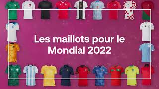 COUPE DU MONDE 2022  Découvrez les maillots officiels de toutes les nations [upl. by Madelyn629]