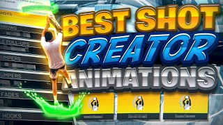 Best Shot Creator Animations in NBA 2K24 Best Fade Dribble Pull Up Hop Jumper amp Spin Jumper [upl. by Jarvis]