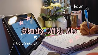 Study with me for 1 hour  No break  Study vlog  NEET PG 2025 neetpg neet studywithme [upl. by Gujral]