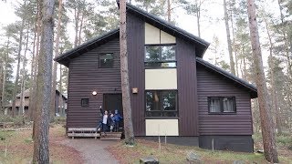 CENTER PARCS DAY 1 amp AMAZING LODGE TOUR [upl. by Rutan]