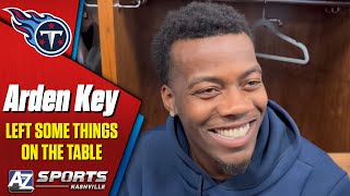 Titans DE Arden Key says opponents quotcant double team us allquot [upl. by Ilecara]