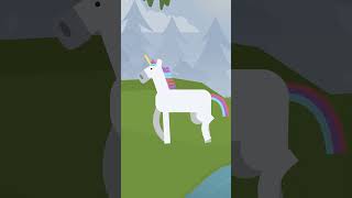 Unicorn Aur Bandar  One Minute Story  Cartoon  cartoonanimal [upl. by Annawd]