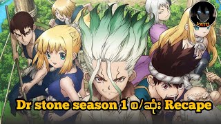 Dr stone season 1စ ဆုံး Recape  Dr stone season 1 2019 [upl. by Tullusus]