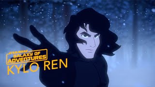 Star Wars Galaxy of Adventures  Rey e Finn vs Kylo Ren  Star Wars Kids España [upl. by Acirne42]