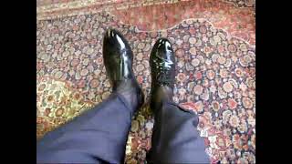 black Florsheim wingtip oxfords [upl. by Screens484]