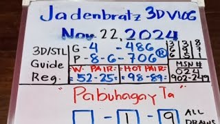 4Hits YesterdayCongrats 395 ODSBest Swertres Guide and Tips for TodayNOV222024HOT MCAESCA [upl. by Maltz]