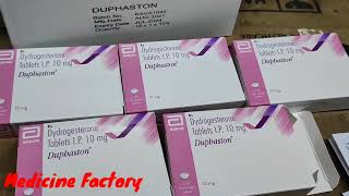 Duphaston 10mg Uses and Side Effect In Hindi Dydrogeatrone 10mg medicinefactory [upl. by Yessak214]