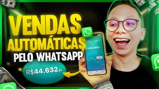 Como vender no automático pelo whatsapp com ROBÔ DE VENDAS passo a passo [upl. by Nellad535]