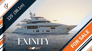 MY EXINITY for Sale  125’ 381m Benetti Yacht [upl. by Maleen658]