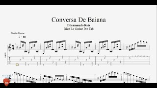 Conversa De Baiana  Dilermando Reis  Guitar Pro Tab [upl. by Yuria]