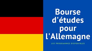 Opportunités de bourse détudes pour lAllemagne [upl. by Notanhoj]