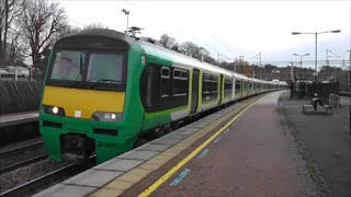 Trains at Berkhamsted WCML  121214 [upl. by Aneerehs]