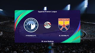 Pyramids FC vs El Gouna FC 21082024 Quarterfinal EGYPT CUP PES 2021 [upl. by Misty]