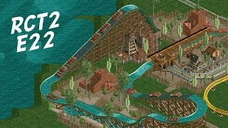 RollerCoaster Tycoon 2  E22  Avontuurlijke Plonsboten Custom Six Flags E9 [upl. by Bolanger221]