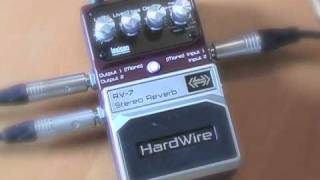 HardWire RV7 Stereo Reverb with CM2 in Stereo [upl. by Drhcir350]