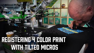 How To Register A 4 Color Print Using Tilted Micros  Riley Hopkins 250 [upl. by Ynej549]