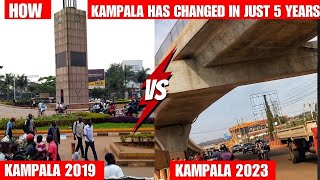 How kampala city has changed in just 5 years 2019  2023 [upl. by Ennovoj]