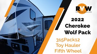 2022 Wolf Pack 315Pack12 Toy Hauler Fifth Wheel WalkThrough [upl. by Gussy]