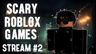 PLAYING MORE ROBLOX HORROR GAMES [upl. by Llessur]