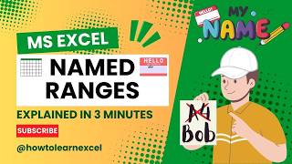 Named Ranges  Excel Basics Tutorial [upl. by Abeu]