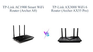 TPLink AC1900 vs AX3000 WiFi 6 Router Comparison 📶🔥 [upl. by Shrier923]