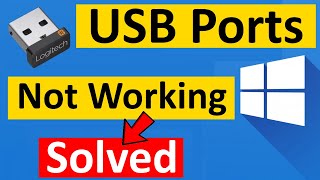 How to Fix USB Ports Not Working in Windows 1011 [upl. by Yajeet]