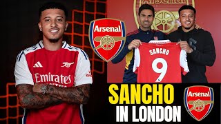 CELEBRATE SANCHO CHOOSES THE RED SIDE OF LONDON TO WEAR THE SHIRT ARSENAL NEWS TODAY [upl. by Itak]