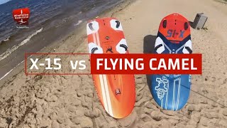 Starboard x15 vs Future Fly Flying Camel review [upl. by Maridel]