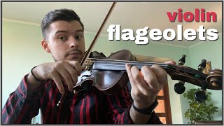 VIOLIN FLAGEOLETS 🎻 tehnica flajoletelor  short [upl. by Sousa]