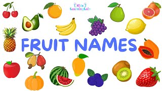 Fruits Name Learn Fruits Name in English Names of FruitsBasic English Learningfruit fruitsname [upl. by Corbin327]