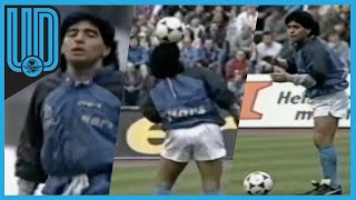 Cuando Diego Maradona calentó al ritmo de Opus [upl. by Rozanna]