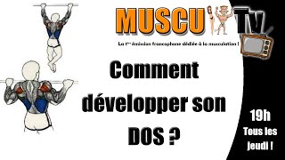 Comment développer son DOS  6 conseils  Muscu TV ksCoaching [upl. by Pris]