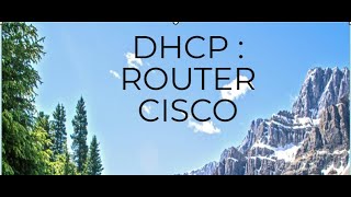 DHCP Configuration CISCO Router [upl. by Nary]