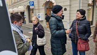 Movimento Incontro Ascolto in piazza a Casalmaggiore contro la violenza di genere 9 novembre 2024 [upl. by Norrej]