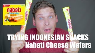 GIVEAWAY RESULTS Food Review Indonesian Snacks Nabati Cheese Wafer [upl. by Gnaw]