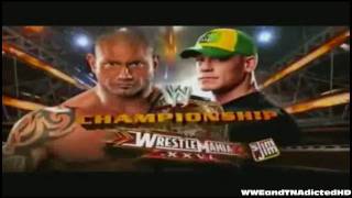 WWE Wrestlemania 26 Match Card All Matches [upl. by Shepard]