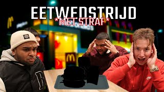 Eetwedstrijd In De Mac Donalds MET STRAF [upl. by Odrarebe]