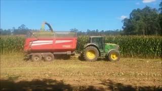 Silagem de Milho 2017  John Deere 6170M Fendt 312 Vario  Corn Silage Portugal [upl. by Peg756]